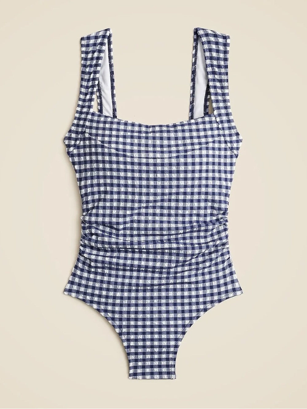 NWT J.Crew Nia Ruched Squareneck One-Piece size 20